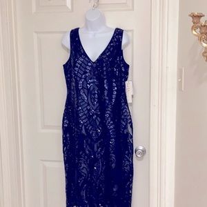Nicole Miller Lace/Sequin Dress